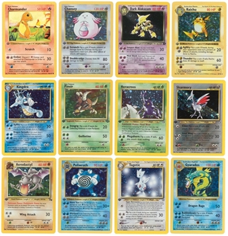 1999 Pokemon TCG 1st Edition Assorted Card Collection Including Holo Examples!